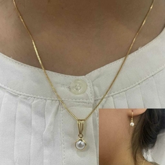 CONJUNTO PÉROLA 18K na internet