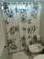Cortina de baño Peonía