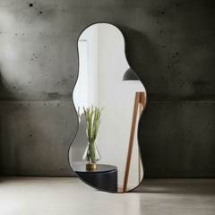Espejo Deco Modelo Dalí 120 x 60 cm - Negro - Blanco - Dorado - tienda online