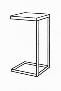 Mesa Arrime Hierro y Madera - Hogar Smart 