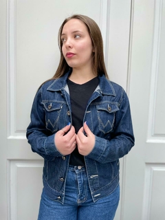 CAMPERA DE JEAN AZUL