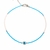 Choker Cristais Olho Grego Madrepérola - comprar online