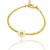 Pulseira Zircônias Flor Madrepérola - comprar online