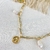 Colar Corrente Elly Medalhas Pérolas Barrocas Cascalhos - comprar online