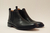 Bota Chelsea cuero negra