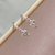 Brinco argola click bolinhas e coração zircônia - comprar online