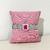 Charm pedra rosa com detalhe cravejado - comprar online