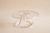Boleira Slim 17 cm pe baixo transparente