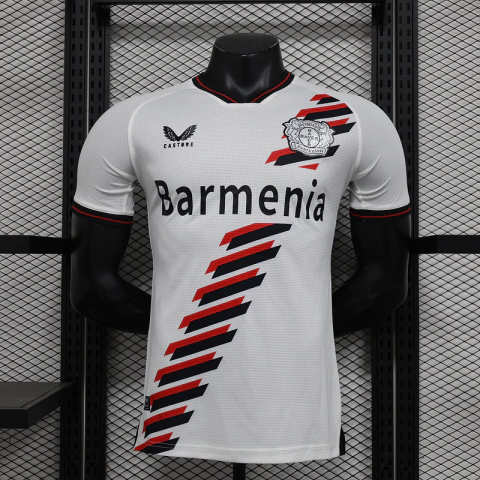 Camisa Bayer Leverkussen Jogador 24/25 Masculina - Branco