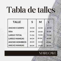 Blazer Juno Escocés - tienda online