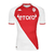 Camisa Monaco Home 22/23 Torcedor Kappa Masculina - Branca e Vermelha