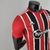 Camisa São Paulo II 22/23 - Jogador Adidas Masculina - Vermelha e preta e branca com patrocínio - Camisas de Futebol | Mk Mantos Esportivos