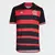 Camisa Flamengo I Adidas 24/25 Masculino Torcedor - Vermelho e Preto