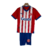 Kit Infantil Girona I Puma 23/24 - Branco com detalhes em vermelho e azul