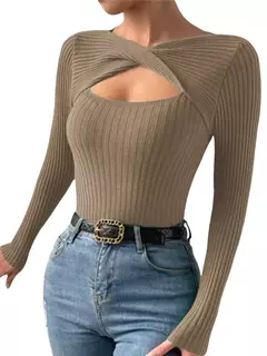 Camiseta Manga Longa oco - comprar online