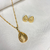 Conjunto gota trabalhada