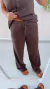 Conjunto em Tricot Chocolate - GA Brand 