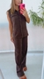 Conjunto em Tricot Chocolate na internet