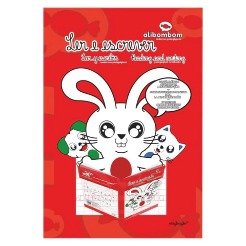 Livro Alibombom Vermelho Pautas Numeradas 123x - Romitec