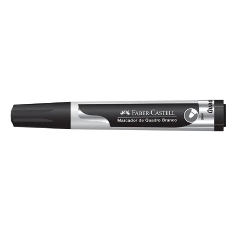 Pincel Marcador Quadro Branco Preto - Faber-Castell