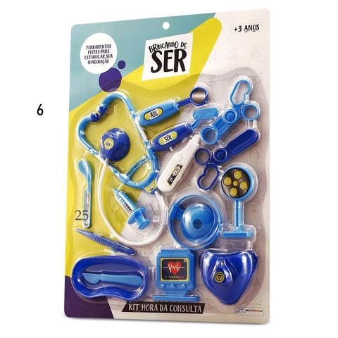 Kit Médico Hora da Consulta Azul - Multikids