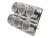 Especieros Condimenteros Imantados X6 Magnéticos Color Plateado