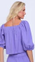 Blusa decote coração alfazema - Maria Filó - buy online