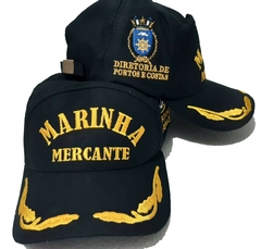 BONÉ MARINHA MERCANTE PRETO
