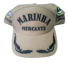 BONÉ MARINHA MERCANTE CAQUI