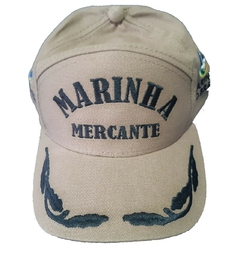 BONÉ MARINHA MERCANTE CAQUI - PRESENTES NAUTICOS