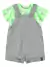 Conjunto Camiseta + Jardineira Ding Dang