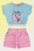 Conjunto Infantil Feminino Blusa + Short - comprar online