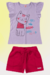 Conjunto Infantil Feminino Blusa + Short - comprar online