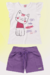 Conjunto Infantil Feminino Blusa + Short na internet