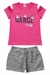 Conjunto Infantil Blusa Meia Malha + Short Moletinho - comprar online