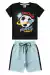 Conjunto Infantil Camiseta + Bermuda na internet