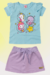 Conjunto Infantil Feminino Blusa + Short/Saia na internet