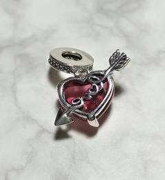 Charm Corazon FLECHA - Plata 925 - tienda online