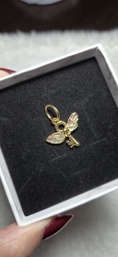 Dije Charm LLAVE Alada Harry Potter - Plata 925 - comprar online
