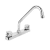 Mezcladora plástica 8" cuello largo para fregadero, standard FP-318