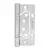 DOBRADIÇA INOX SOBREPOR 4"X3" - UNITÁRIA