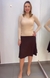 Saia Maria plissada Tricot - dmelmoda