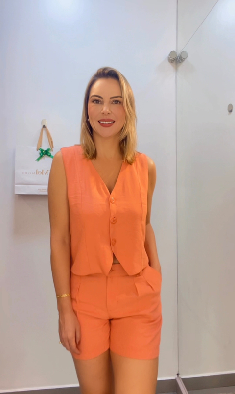 Conjunto colete Mariah