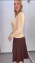 Saia Maria plissada Tricot na internet