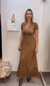 Vestido longo animal print - loja online