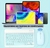 Kit De Teclado e Mouse Via Bluetooth Sem Fio - pegapega