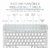 Kit De Teclado e Mouse Via Bluetooth Sem Fio - pegapega