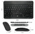 Kit De Teclado e Mouse Via Bluetooth Sem Fio