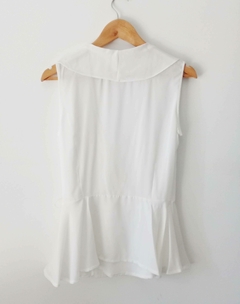 Musculosa De Gasa Cruzada Con Lazo en internet