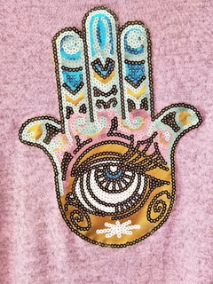 Cardigan Lanilla Rosa Con Bolsillos - La Garbo